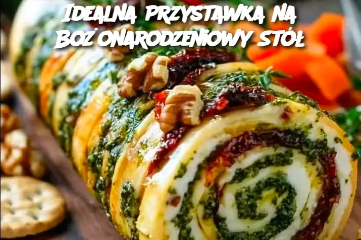 Świąteczny Serowy Klopsik z Pesto i Suszonymi Pomidorami – Idealna Przystawka na Bożonarodzeniowy Stół