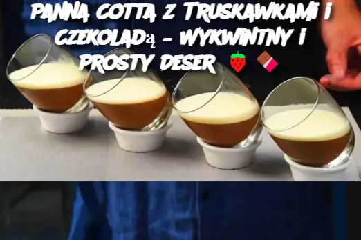 Panna Cotta z Truskawkami i Czekoladą – Wykwintny i Prosty Deser