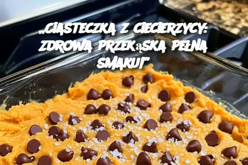 „Ciasteczka z ciecierzycy: Zdrowa przekąska pełna smaku!”