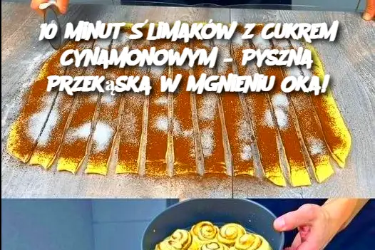 10 Minut Ślimaków z Cukrem Cynamonowym – Pyszna Przekąska w Mgnieniu Oka!