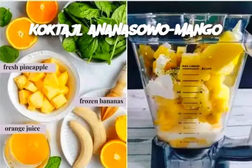 Koktajl ananasowo-mango