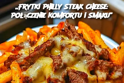 „Frytki Philly Steak Cheese: Połączenie Komfortu i Smaku”