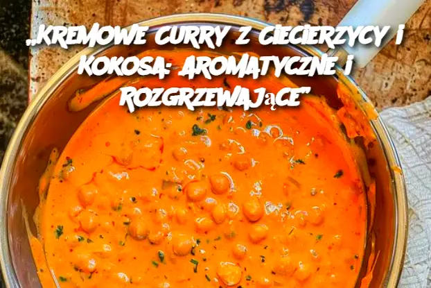 „Kremowe Curry z Ciecierzycy i Kokosa: Aromatyczne i Rozgrzewające”