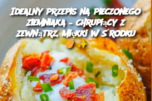 Idealny Przepis na Pieczonego Ziemniaka – Chrupiący z Zewnątrz, Miękki w Środku