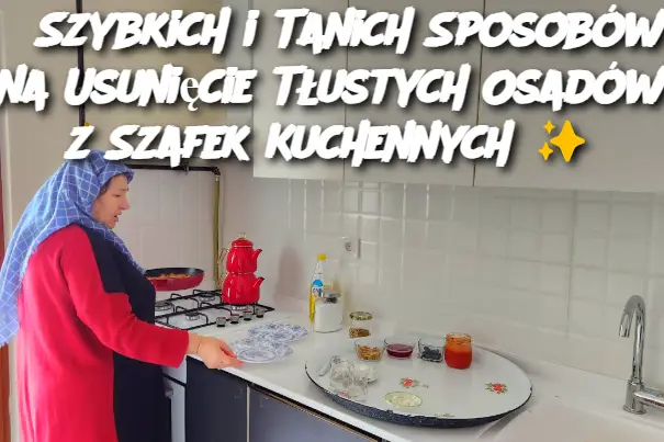 5 Szybkich i Tanich Sposobów na Usunięcie Tłustych Osadów z Szafek Kuchennych