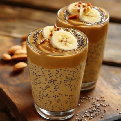 Banana, Peanut Butter & Chia Seed Pudding: Smakowita Oaza Zdrowia i Energii