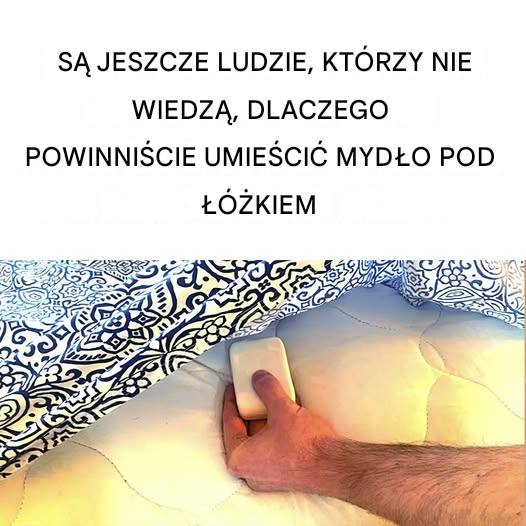 Oto dlaczego warto położyć mydło pod łóżkiem przed snem