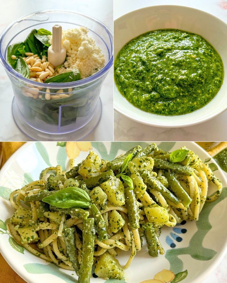 Trenette z Domowym Pesto – Klasyczny Smak Italii w Twojej Kuchni