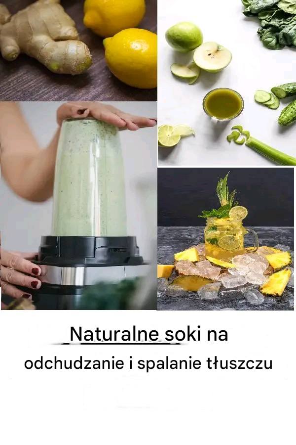 Naturalne soki na odchudzanie i spalanie tłuszczu