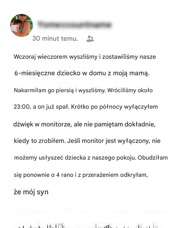 Gdy weszła do pokoju dziecięcego, odkryła najgorsze: „on był…