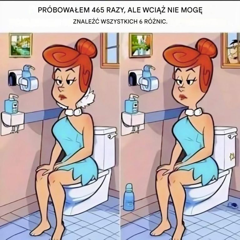 Zabawa z Obrazkami: Czy Potrafisz Odnaleźć 6 Różnic?