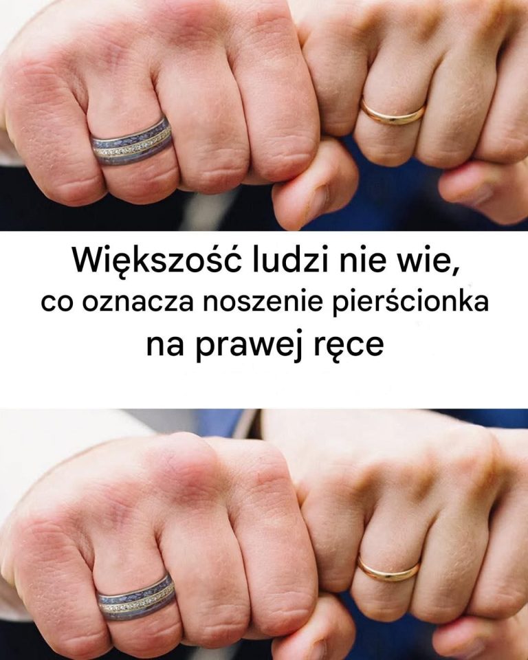 Większość ludzi nie wie, co oznacza noszenie pierścionka na prawej ręce