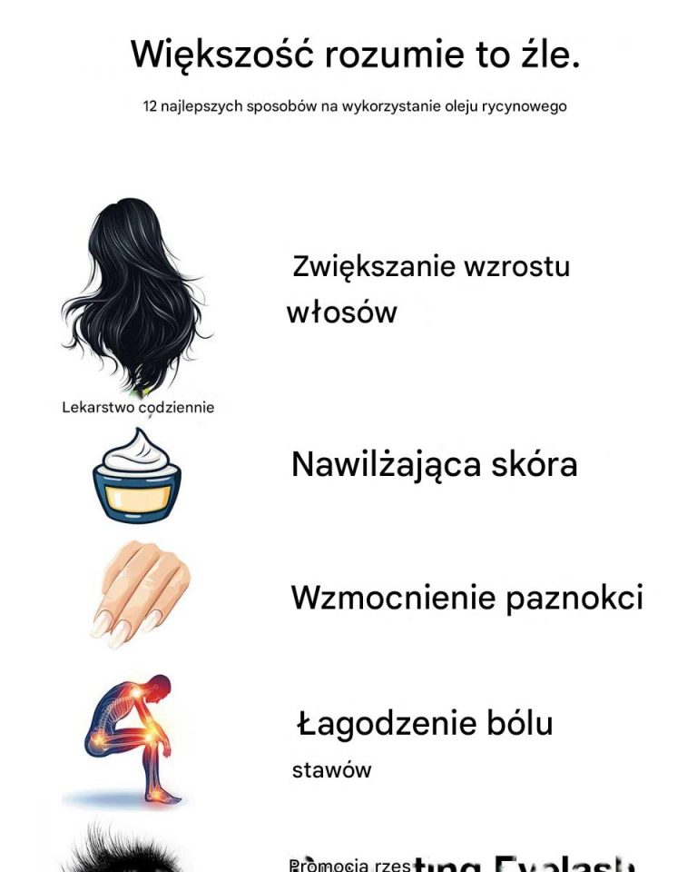 Większość pomija. 12 najlepszych sposobów wykorzystania oleju rycynowego