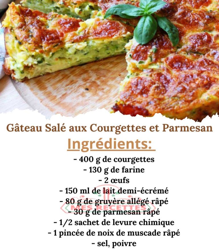Gâteau Salé aux Courgettes et Parmesan