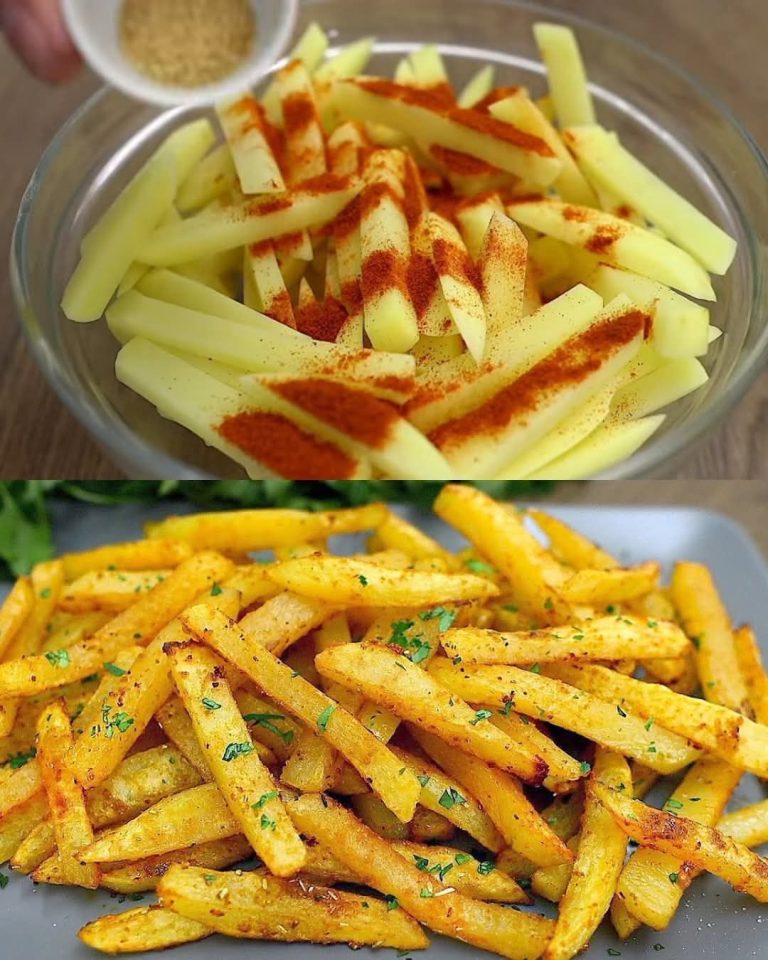 Frites de pommes de terre croustillantes au four