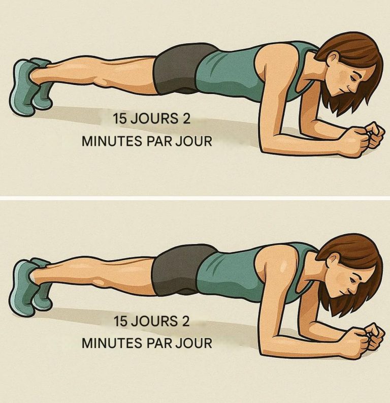 2 types de planches qui en 2 répétitions équivalent à 1000 exercices abdominaux classiques