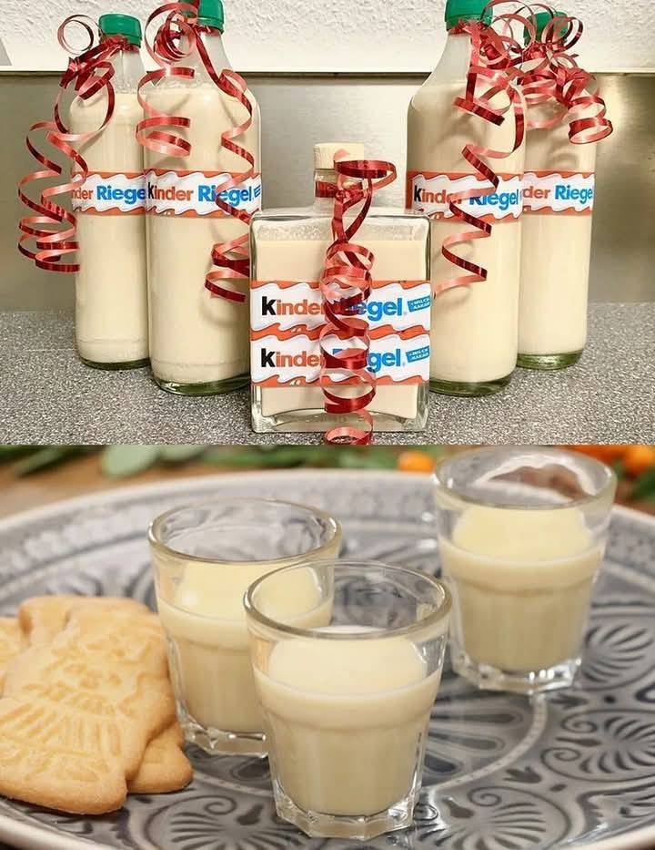 Likier Kinder Riegel: szybki w przygotowaniu i idealnie przechowywany
