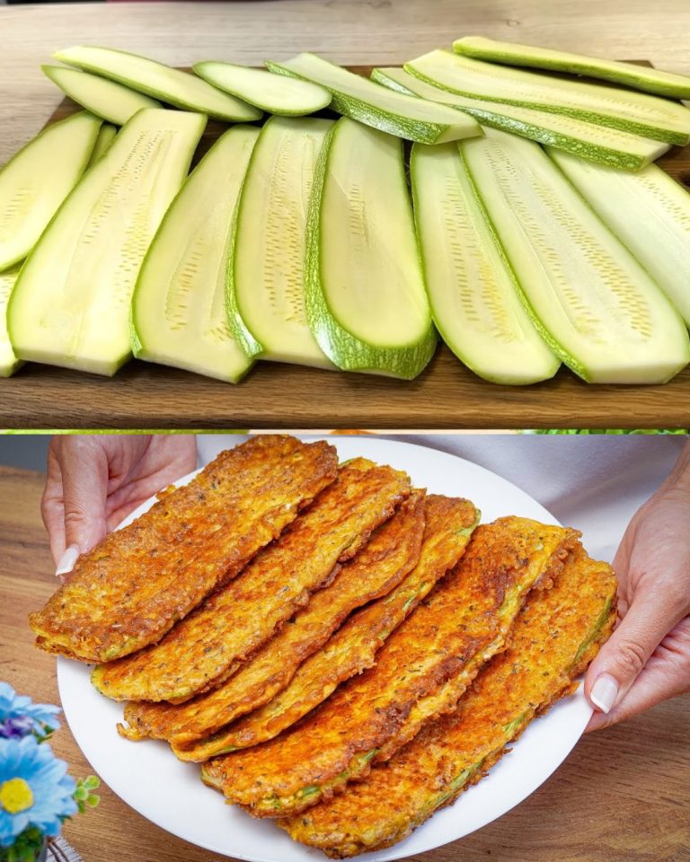 Chrupiąca cukinia z parmezanem