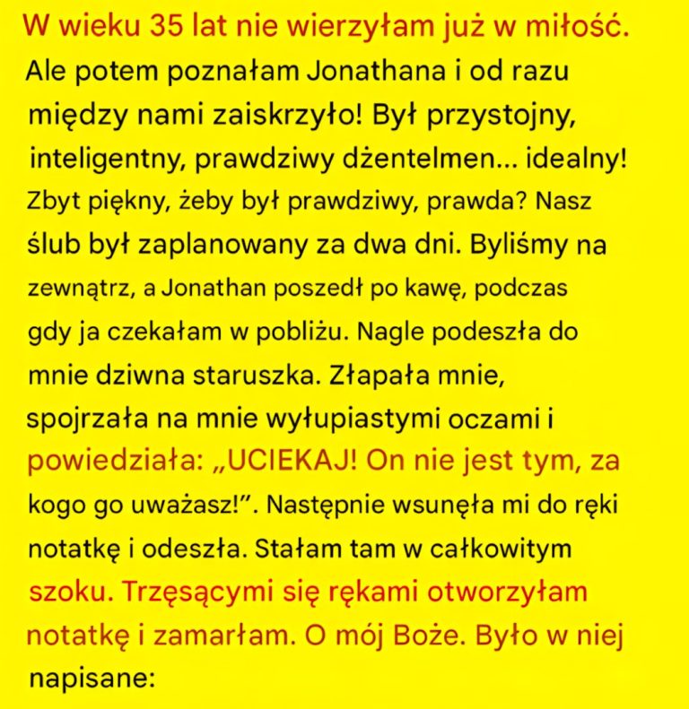 Miałam poślubić mężczyznę moich marzeń, aż nieznajomy zatrzymał mnie i powiedział: „On nie jest tym, za kogo go uważasz” – Historia dnia