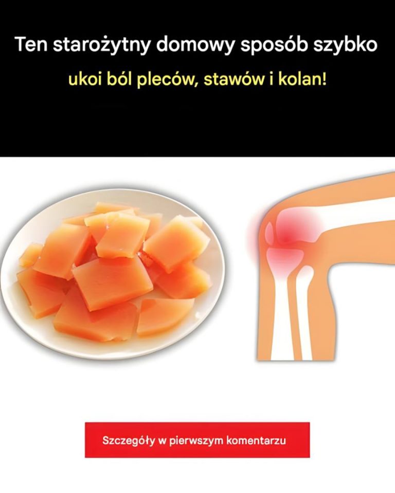 Ten starożytny domowy sposób w mgnieniu oka ukoi ból pleców, stawów i kolan!