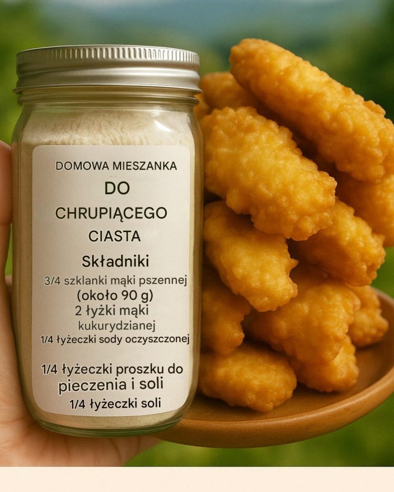 Domowa chrupiąca mieszanka do ciasta