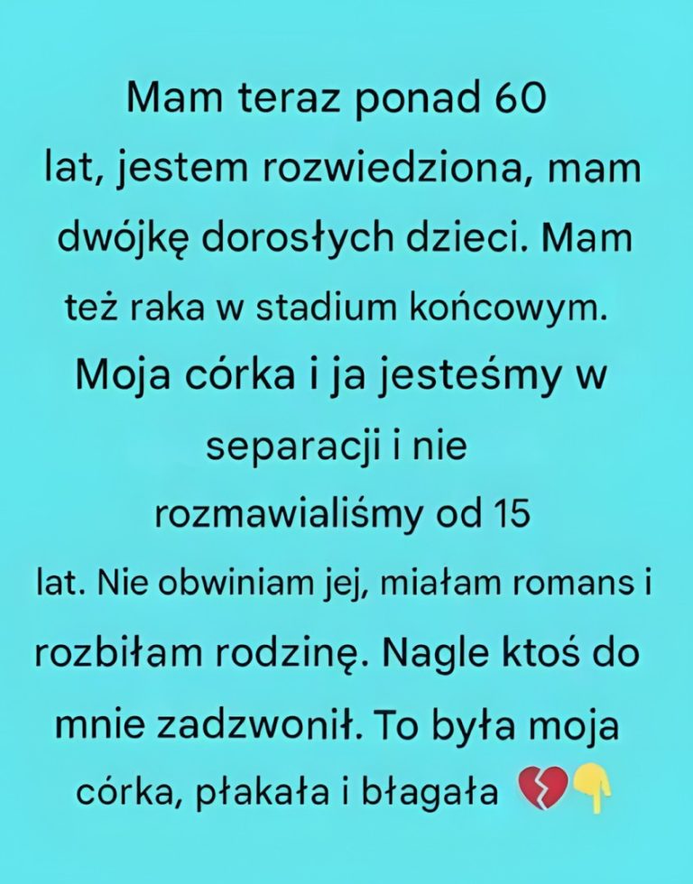 Zadzwoniła do mnie po 15 latach… i zmieniła wszystko