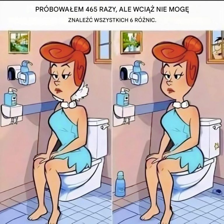 Zabawa z Obrazkami: Czy Potrafisz Odnaleźć 6 Różnic?